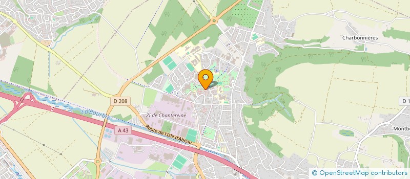 localisation de l'entreprise RF RENOVATION  BOURGOIN-JALLIEU