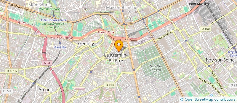 localisation de l'entreprise RF-RY à LE KREMLIN-BICETRE