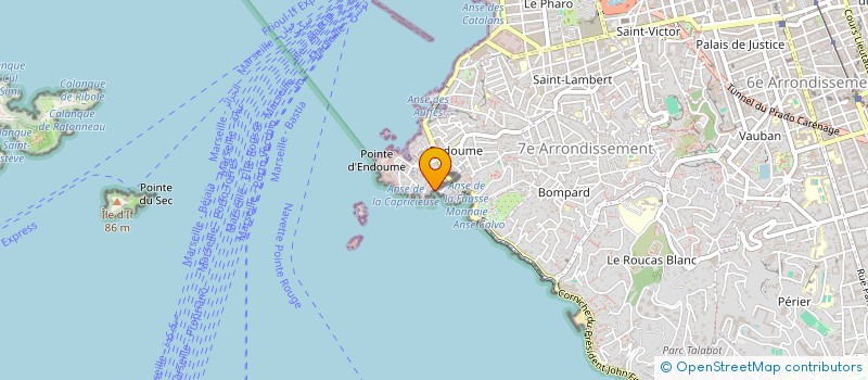 localisation de l'entreprise RF SAINT HONORE à MARSEILLE