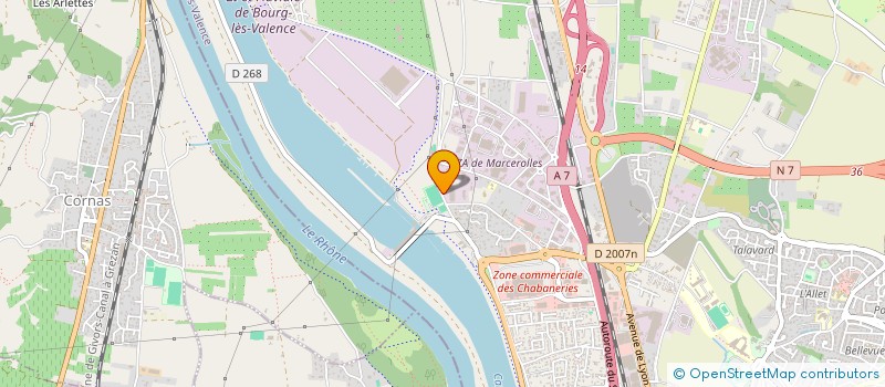 localisation de l'entreprise RF STUDIO  BOURG-LES-VALENCE