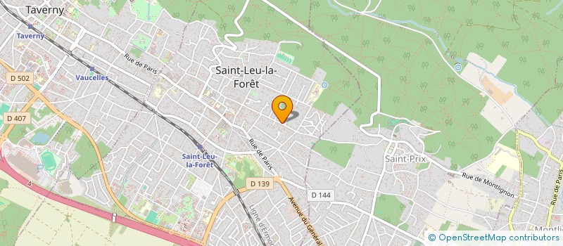 localisation de l'entreprise RF TAXI  SAINT-LEU-LA-FORET