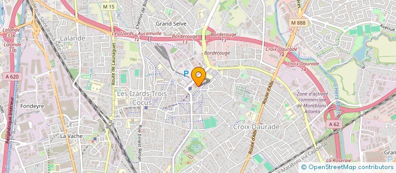 localisation de l'entreprise RF TRANSPORT  TOULOUSE