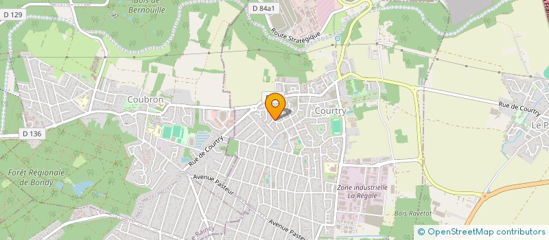 localisation de l'entreprise RFA GROUPE à COURTRY