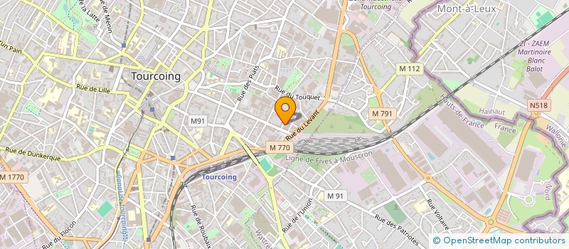 localisation de l'entreprise RFB TRANSPORTS  TOURCOING