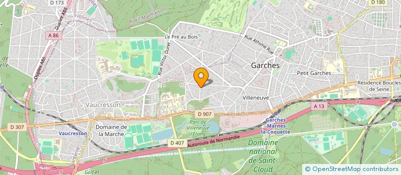 localisation de l'entreprise RFBS à GARCHES