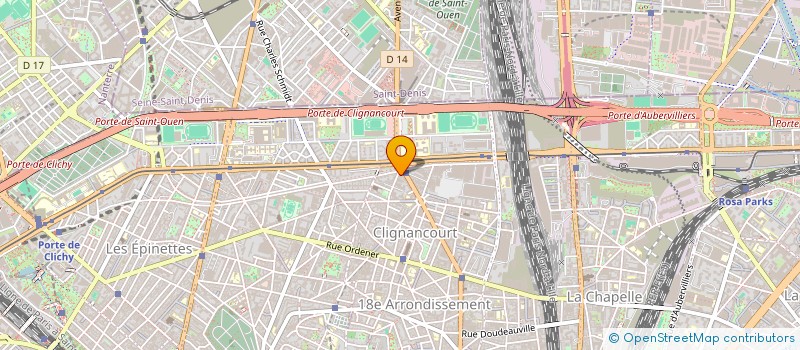 localisation de l'entreprise RFC  PARIS