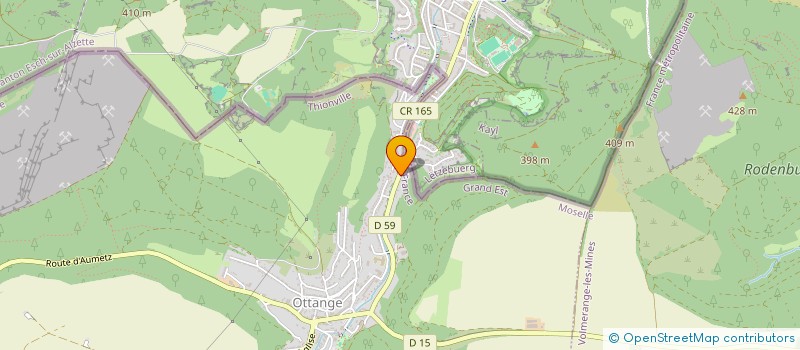 localisation de l'entreprise RFC COUTELLERIE SARL  OTTANGE