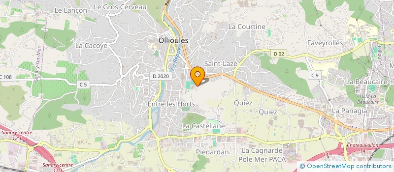 localisation de l'entreprise RFC RENOVES à OLLIOULES