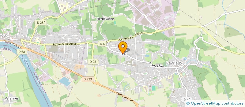localisation de l'entreprise RFC SERVICES à REYRIEUX