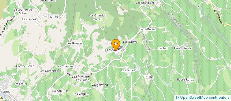 localisation de l'entreprise RFCG  LANTIGNIE