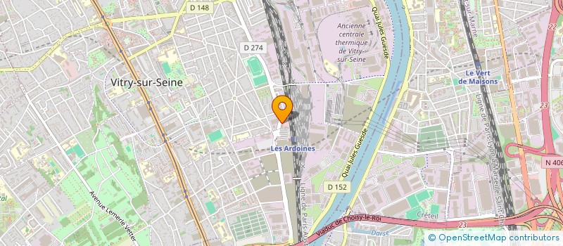 localisation de l'entreprise RFD à VITRY-SUR-SEINE