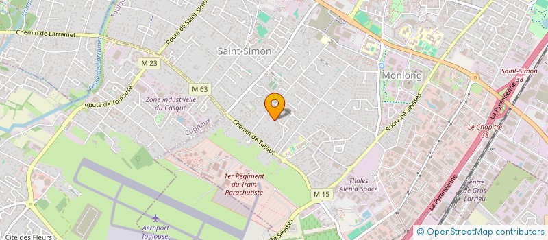 localisation de l'entreprise RFD IMMO à TOULOUSE
