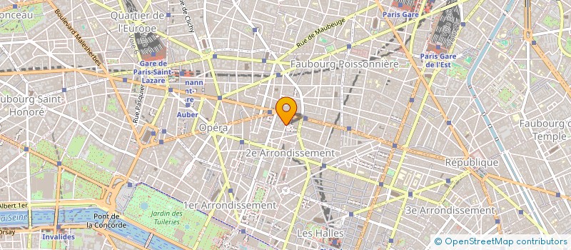 localisation de l'entreprise RFG à PARIS