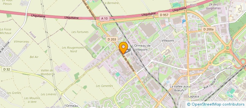 localisation de l'entreprise RFG  BLOIS