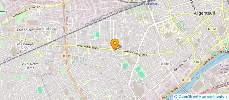 localisation de l'entreprise RFG PLOMBERIE  ARGENTEUIL