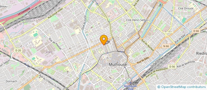 localisation de l'entreprise RFGM  MULHOUSE