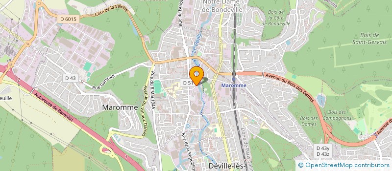 localisation de l'entreprise RFI 2M SOLUTIONS  MAROMME