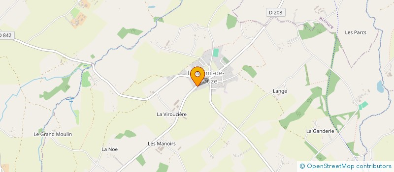 localisation de l'entreprise RFI PLAST à LE MENIL-DE-BRIOUZE