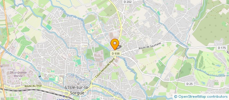 localisation de l'entreprise RFI ROMAN  ET FILS IMMOBILIER  L'ISLE-SUR-LA-SORGUE