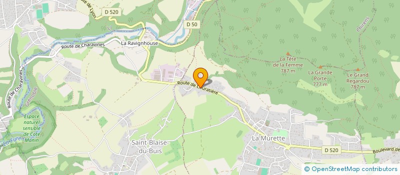 localisation de l'entreprise RFIDEES à LA MURETTE