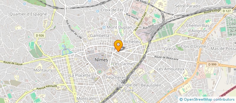 localisation de l'entreprise RFIDTECH  NIMES