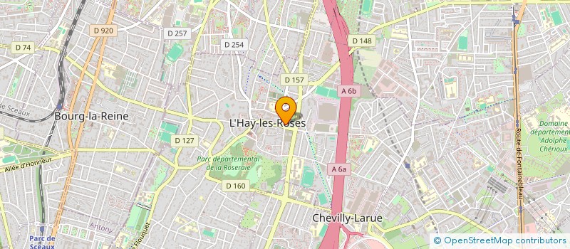 localisation de l'entreprise RFIM  L'HAY-LES-ROSES