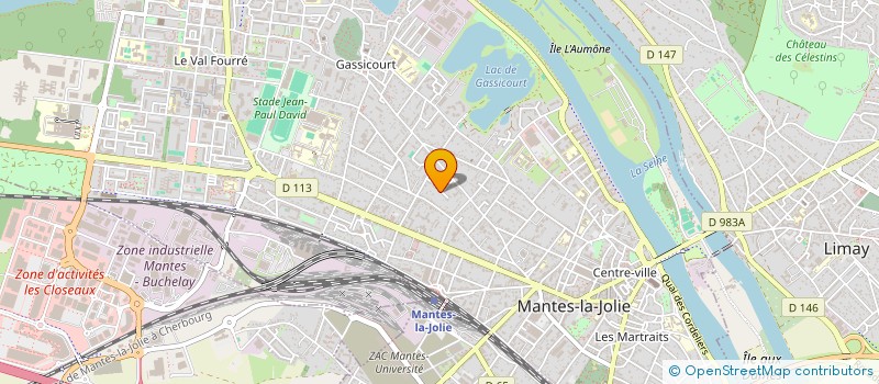 localisation de l'entreprise RFIMMO  MANTES-LA-JOLIE