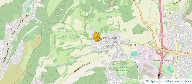 localisation de l'entreprise RFJTM à THIONVILLE