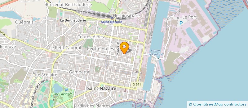 localisation de l'entreprise RFL  SAINT-NAZAIRE