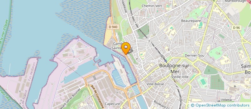 localisation de l'entreprise RFL IMMOBILIER  BOULOGNE-SUR-MER