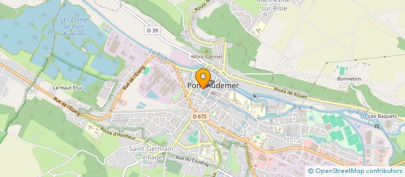 localisation de l'entreprise RFL LOCATION  PONT-AUDEMER