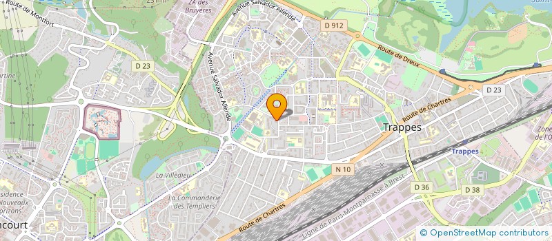 localisation de l'entreprise RFL TRANSPORT  TRAPPES