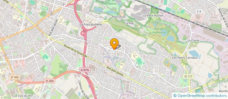 localisation de l'entreprise RFL TRANSPORT  TRELAZE