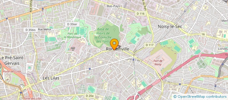 localisation de l'entreprise RFNAW HOLDING  ROMAINVILLE