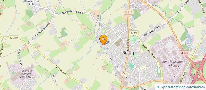 localisation de l'entreprise RFO IT à RONCQ