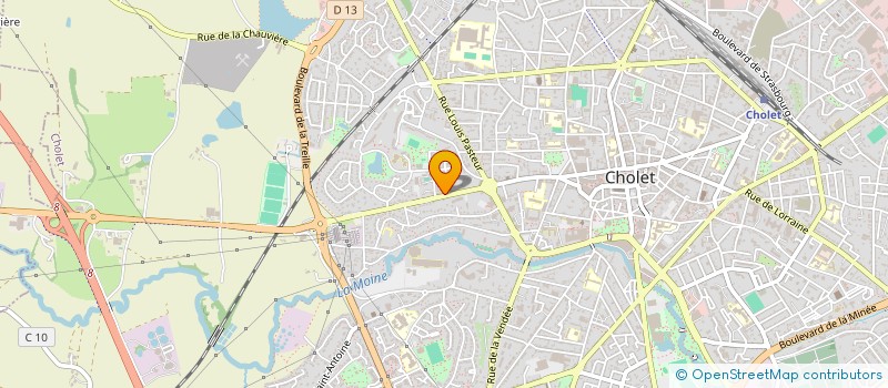 localisation de l'entreprise RFORM à CHOLET