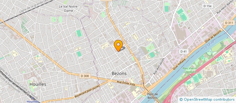 localisation de l'entreprise RFP à BEZONS