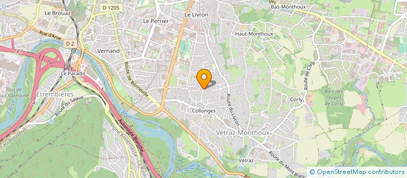 localisation de l'entreprise RFP TEAM  VETRAZ-MONTHOUX