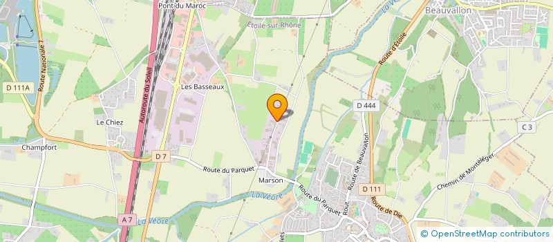 localisation de l'entreprise RFPELEC  ETOILE-SUR-RHONE