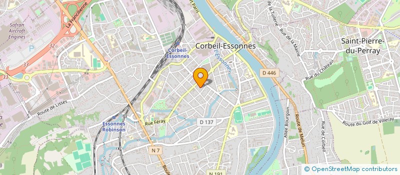 localisation de l'entreprise RFPS à CORBEIL-ESSONNES