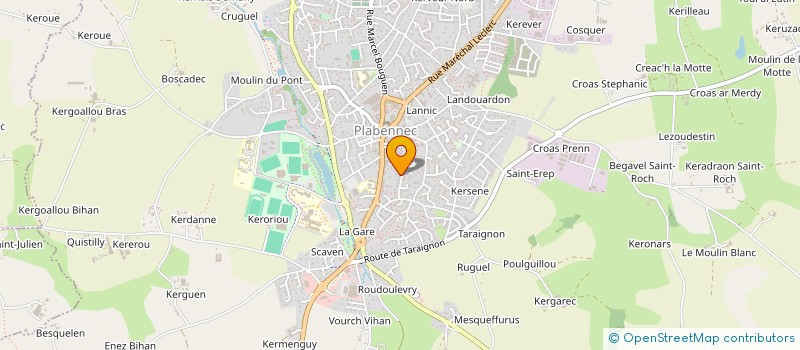 localisation de l'entreprise RFRTIR à PLABENNEC
