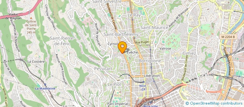localisation de l'entreprise RFS à NICE