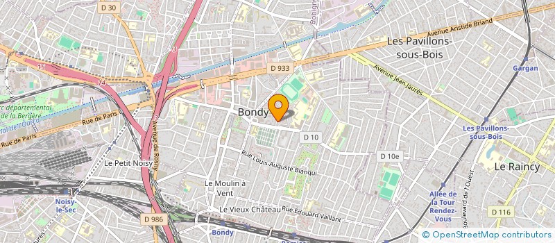 localisation de l'entreprise RFT TRANSPORTS à BONDY