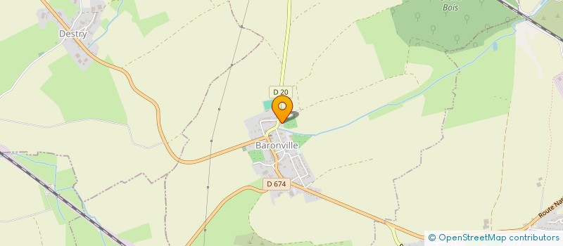 localisation de l'entreprise RFV BAT  BARONVILLE