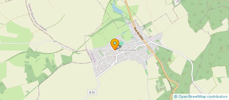 localisation de l'entreprise RFW  AMANVILLERS