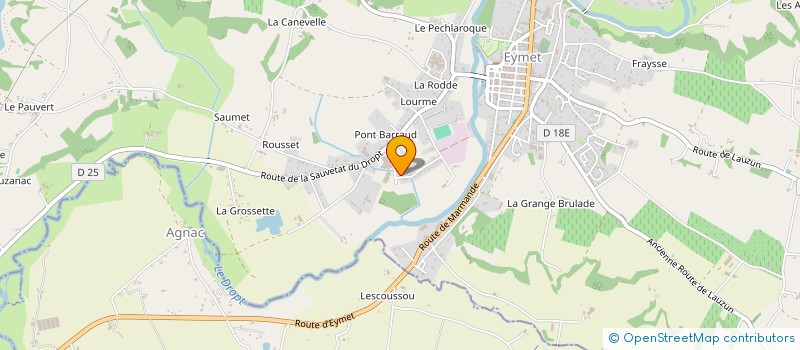 localisation de l'entreprise RFW PRODUCTIONS à EYMET