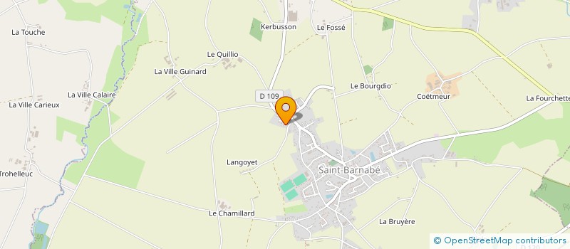 localisation de l'entreprise RG 22  SAINT-BARNABE