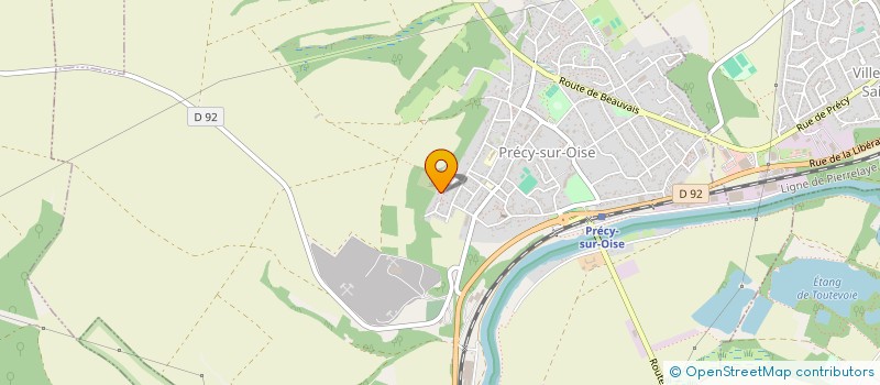 localisation de l'entreprise RG 2I  PRECY-SUR-OISE