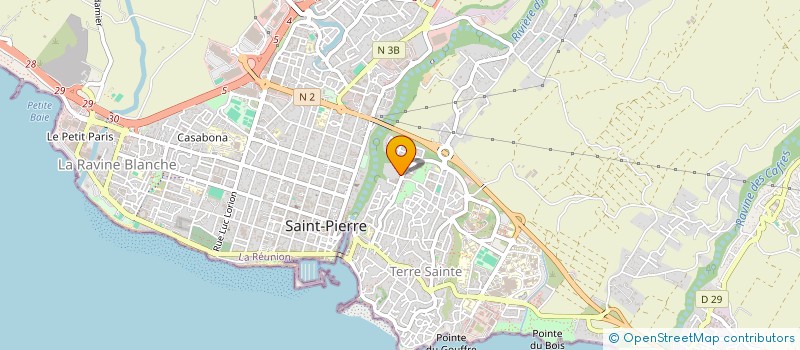 localisation de l'entreprise RG à SAINT-PIERRE