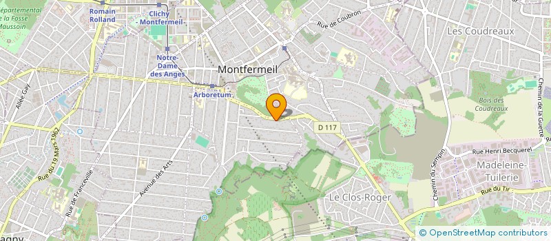 localisation de l'entreprise RG à MONTFERMEIL